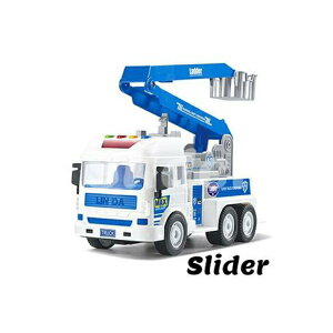 Slider 工程車系列-高空作業車【27cm 大尺寸車體】 擁有擬真四種音效