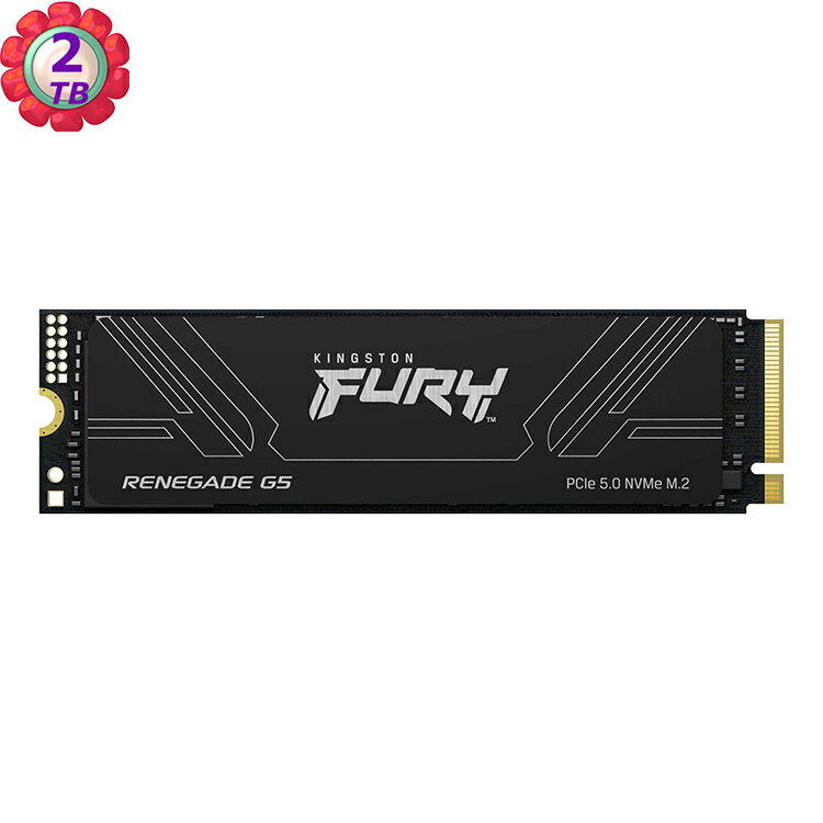 Kingston 2TB FURY Renegade G5 PCIe 5.0 SSD SFYR2S/2T0 固態硬碟｜APP賺6%點數回饋