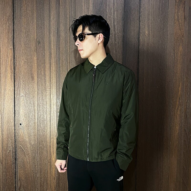 美國百分百【全新真品】Ralph Lauren 防風外套 棉質 男款 RL 小馬 logo 夾克 軍綠 CT15