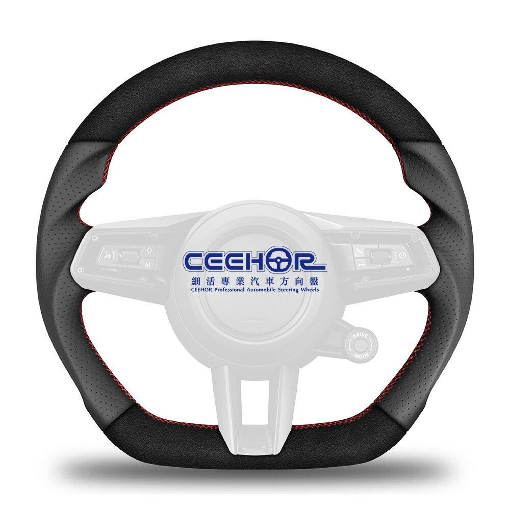 [細活方向盤] 麂皮牛皮款 911 PANAMERA TAYCAN MACAN CAYENNE PORSCHE 保時捷 變形蟲方向盤