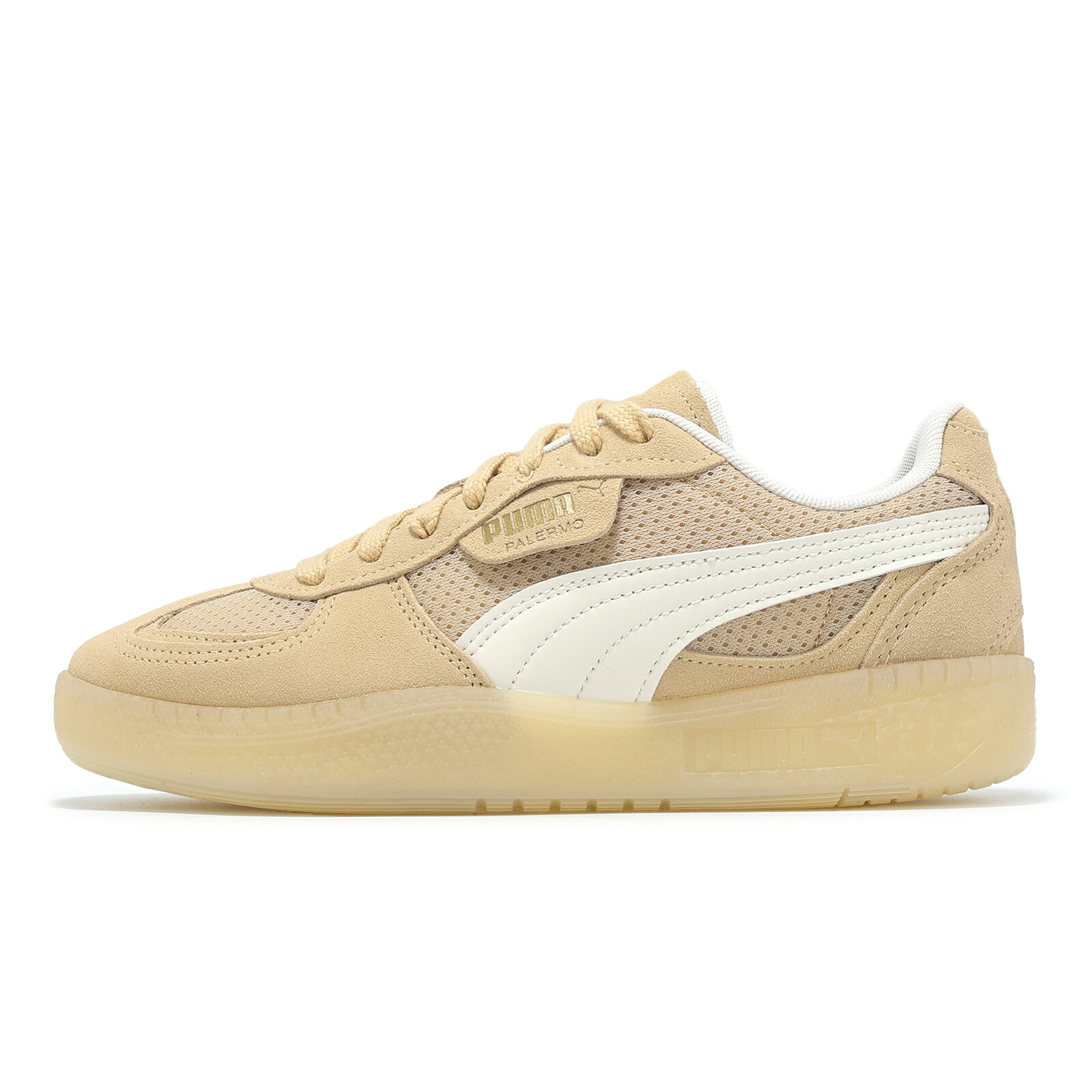 Puma 休閒鞋 Palermo Moda  Vintage 女鞋 卡其 白 ROSE 同款 復古 德訓鞋
