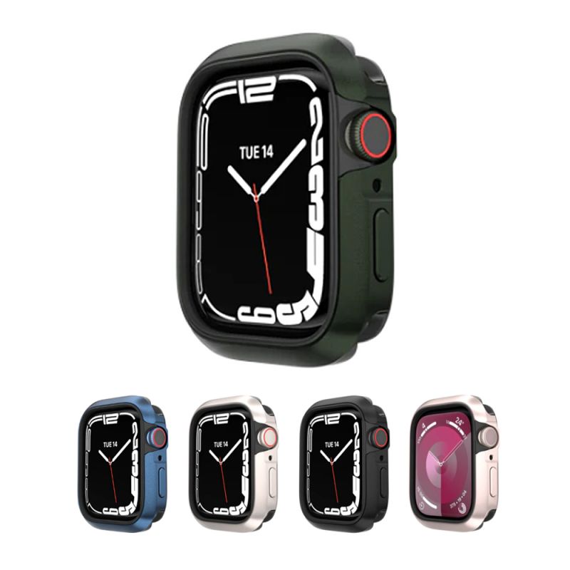MAGEASY Apple 蘋果 Watch S4/S5/S6/S7/S8/S9/SE (44mm/45mm) Odyssey 航太鋁合金保護殼 保護套 軍規防摔殼 金屬邊框 防摔邊框 防撞邊框