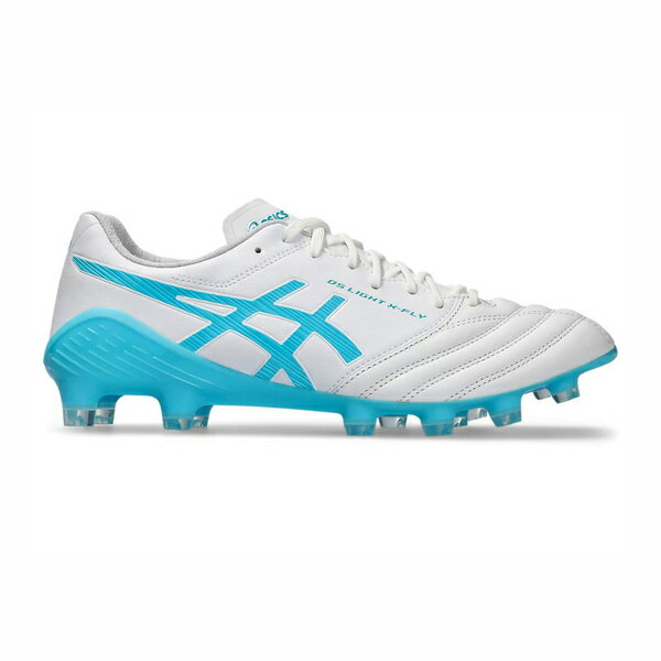 Asics DS Light X-Fly 5 [1101A047-103] 男 足球鞋 運動 袋鼠皮 包覆 白 水藍