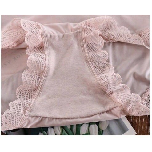 ✨台灣現貨📦  女士冰絲內褲 蕾絲 性感 透明 無痕 中腰 透氣 抗菌 純棉 少女 三角褲 #丹丹悅生活 5