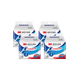 3M 細滑牙線棒單線超值4包組-400支x4組/共1600支(Eco永續新包裝) 7100373507*4
