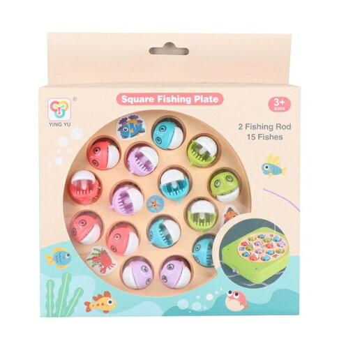 【現貨】釣魚玩具 玩具 釣魚 釣魚遊戲 釣魚機 方形電動釣魚機 小朋友玩具 互動玩具 柚柚的店 1