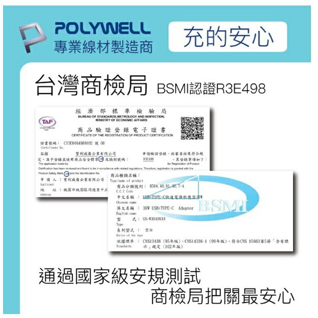 Polywell PD 雙孔快充頭 30W Type-C充電器 豆腐頭 適用蘋果iPhone快充 寶利威爾 5