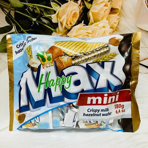 波蘭 Happy Mini Max 榛果巧克力夾心威化餅 180g｜全店$199免運