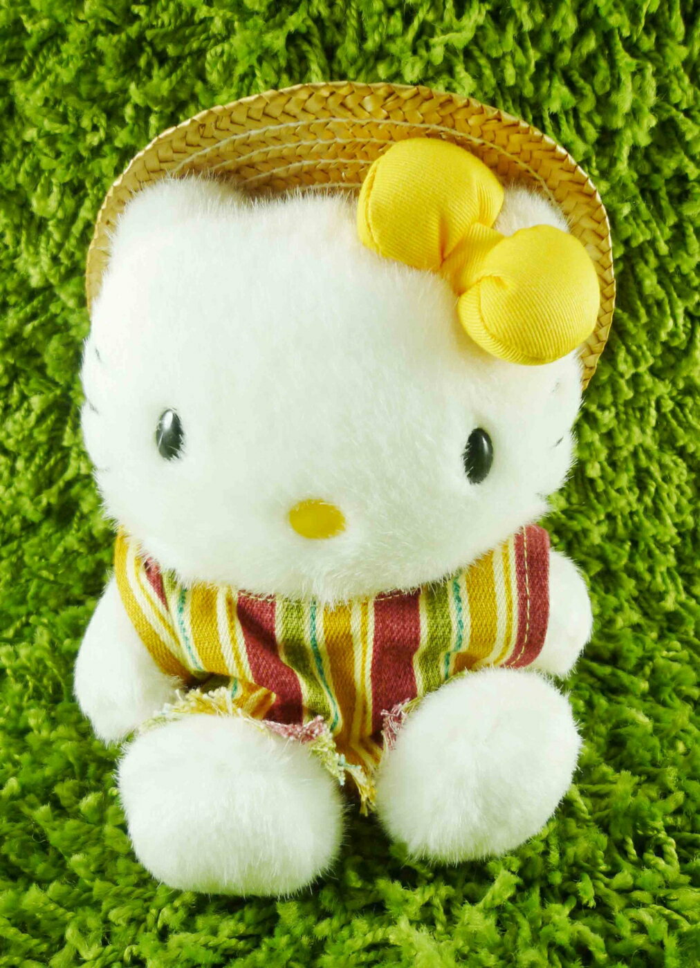 【震撼精品百貨】Hello Kitty 凱蒂貓 KITTY絨毛娃娃-墨西哥服飾-黃 震撼日式精品百貨