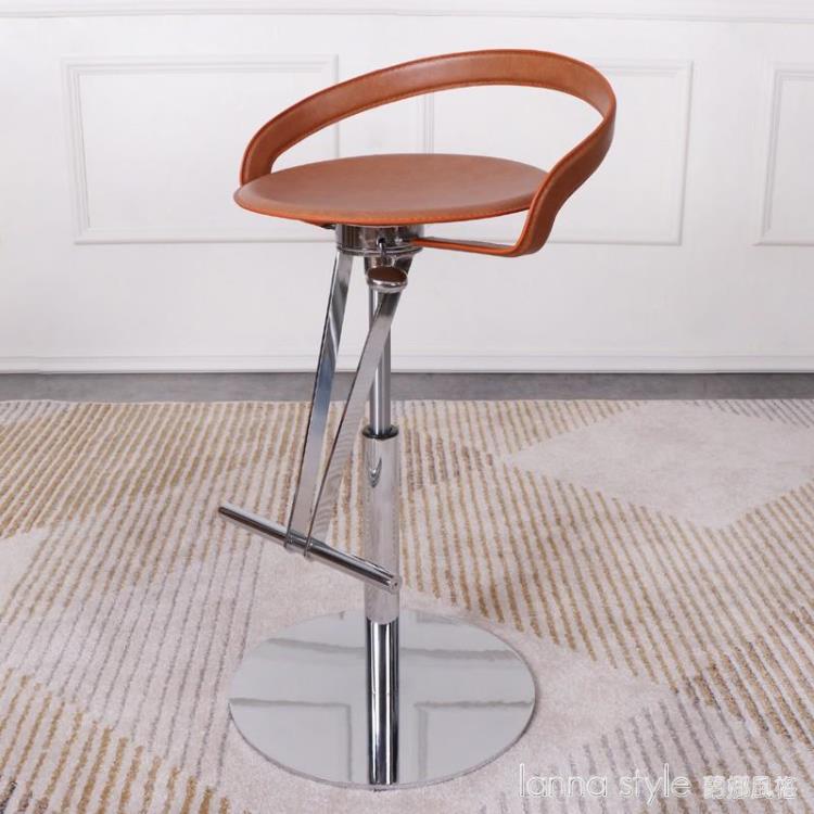 吧台椅 現代簡約升降轉動酒吧椅前台接待椅KTV椅防爆高腳吧凳 等位吧椅子 幸福驛站