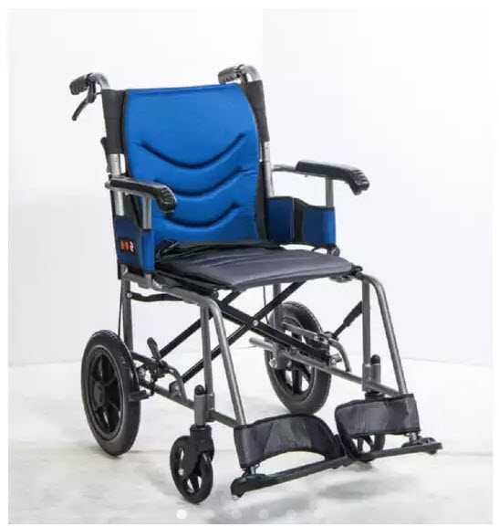【輪椅 小輪 】 均佳鋁合金輪椅看護型JW-230F