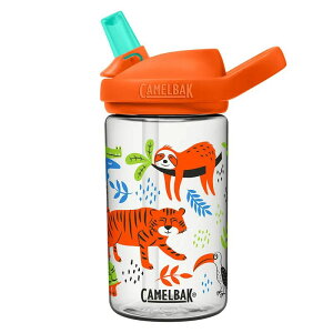 《CamelBak》400ml eddy+ kids兒童吸管運動水瓶RENEW 野生動物園