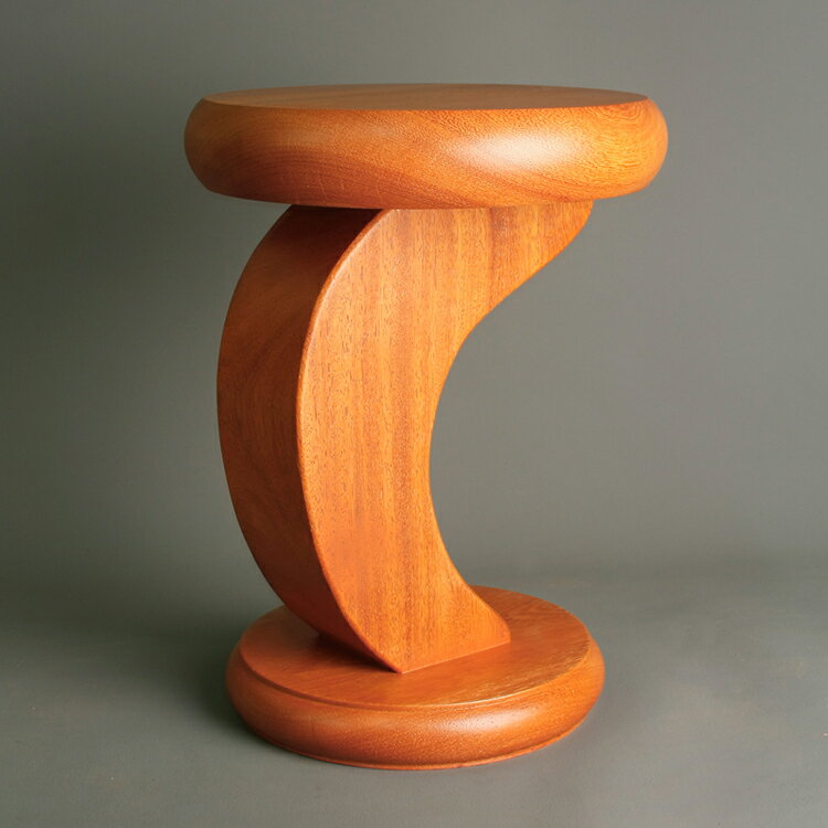 MU CHEN 原木生活系列 - 弧形柔曲旋轉椅