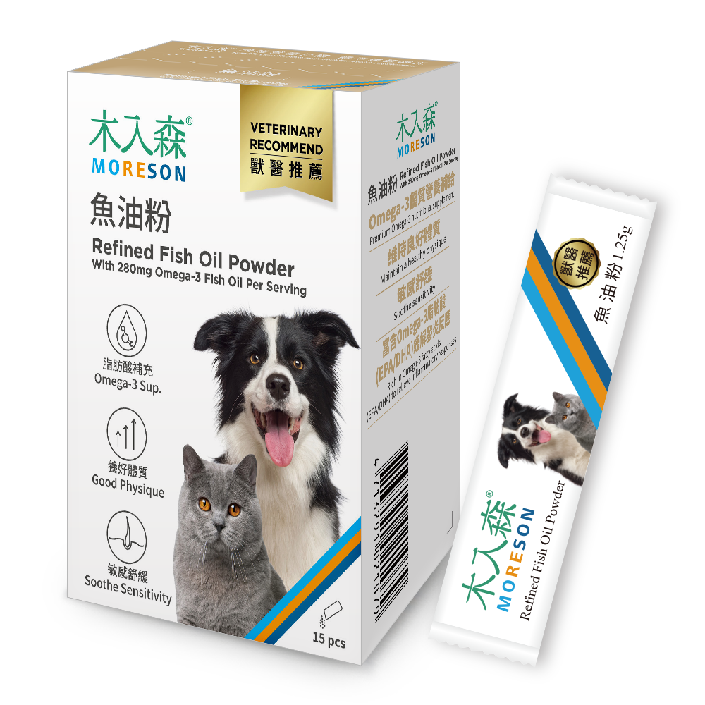 木入森 寵物魚油粉 15包/30包 犬貓保健