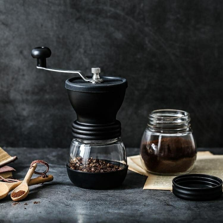 咖啡磨豆機迷你手動咖啡機手搖咖啡豆研磨器家用粉碎器陶瓷芯