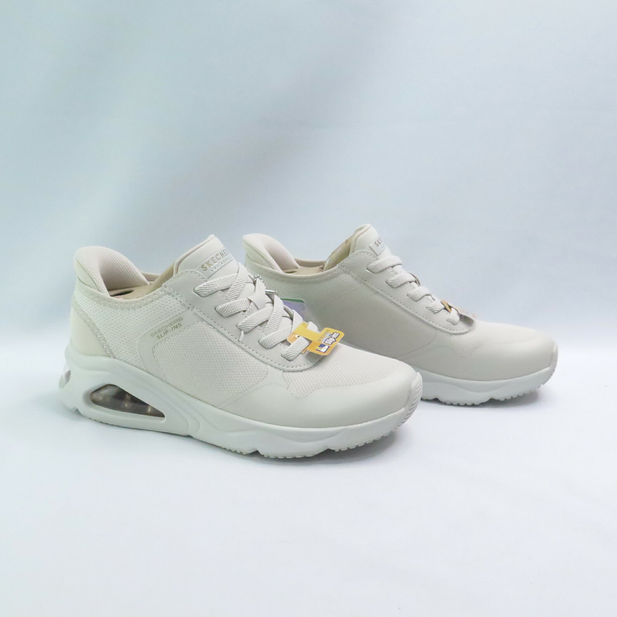 Skechers 177116OFWT 女休閒鞋 Tres-air Uno 瞬穿 淺奶茶【iSport愛運動】