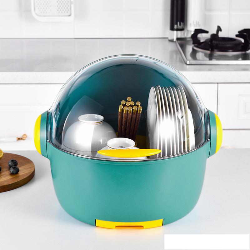 碗櫃 廚房瀝水碗柜防塵餐具收納盒碗筷碗碟置物架家用臺面碗架用品大全