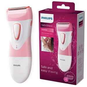 [4美國直購] Philips HP6306 女性身體用 電池式 電動除毛刀 乾濕兩用 Beauty SatinShave Essential