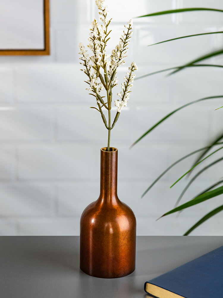 花瓶件客家用插花北意新中式干花小花瓶器