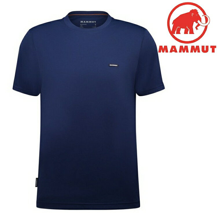 Mammut 長毛象 Essential T-Shirt AF 男款 短袖上衣 1017-05080 50360 海洋藍 PRT2