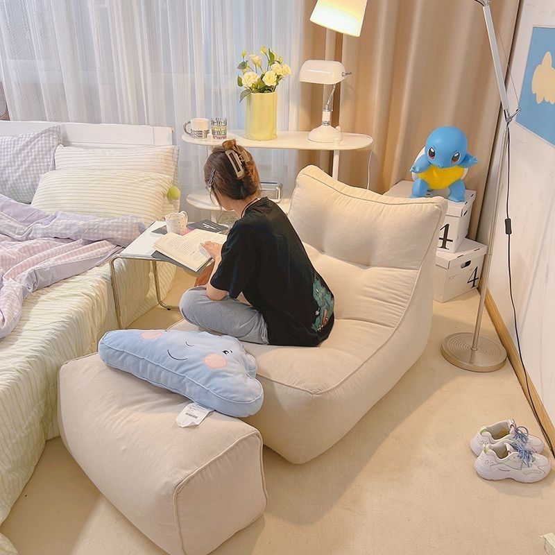 懶人沙發可躺可臥家用榻榻米小戶型單人躺椅臥室網紅租房間小沙發