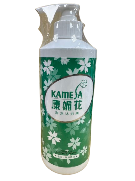 全新包裝 康媚花 泡沫沐浴精1000cc