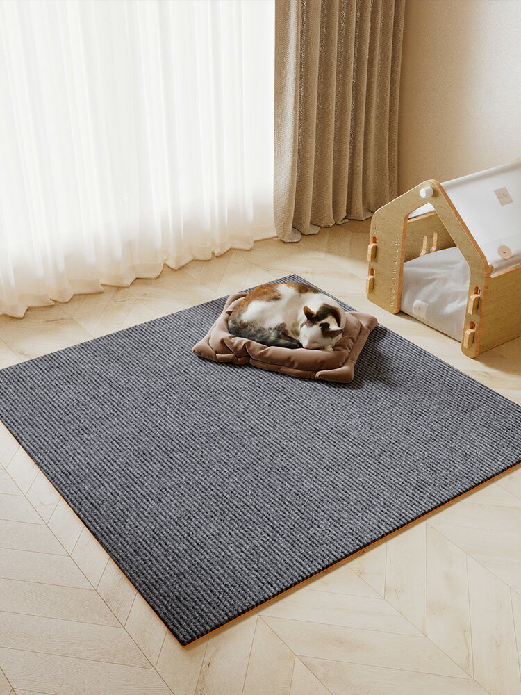 寵物地墊 寵物止滑墊 寵物地毯 寵物貓抓板耐磨不掉屑貓咪專用地墊客廳地毯保護沙發防貓抓爬行墊『wl12590』
