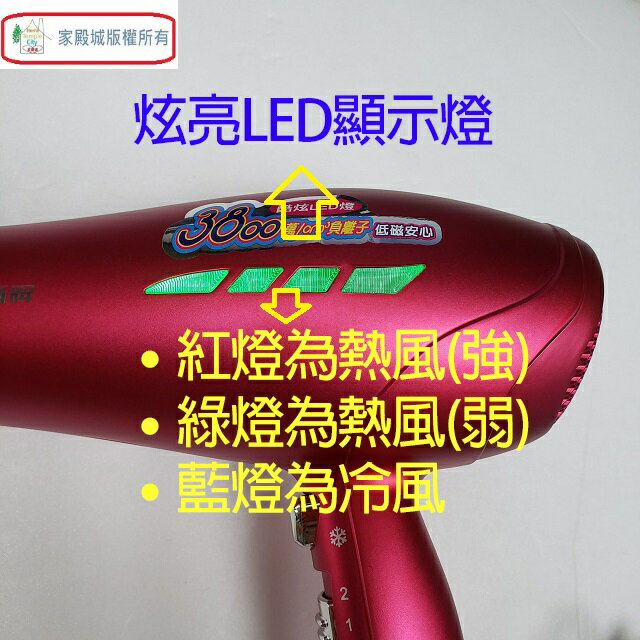 達新 TS-2888 負離子吹風機 4