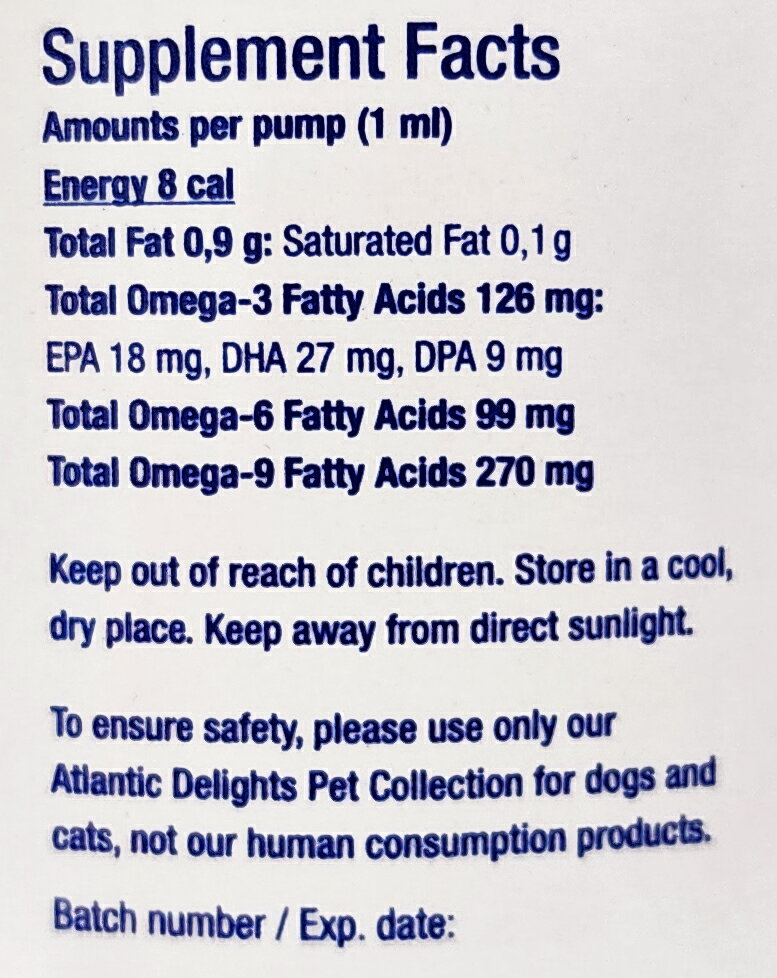 特定商品10%回饋 免運費 藍躍 挪威全天然鮭魚油 300ml 犬貓適用 3