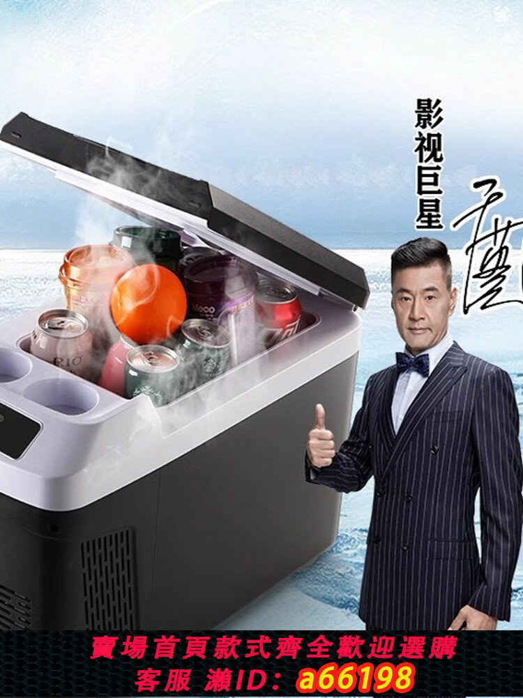 【臺灣公司 可開發票】夏新車載冰箱貨車汽車12V24V壓縮機製冷車家兩用冷藏冷凍戶外露營