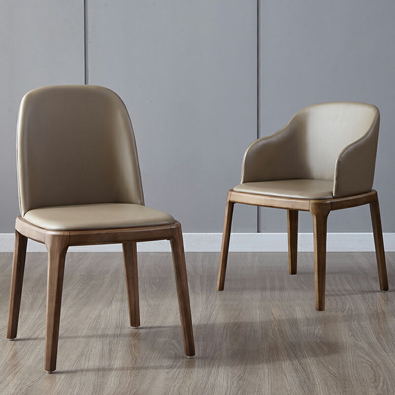 實木椅子簡約木頭餐桌椅餐廳凳子靠背2022北歐餐椅家用