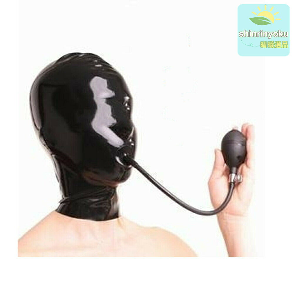 【窒息快感】情趣乳膠頭套 角色扮演面具 成人用品 SM道具 乳膠面具 帶拉鍊設計 全包覆 角色扮演 成人情趣 刺激感官