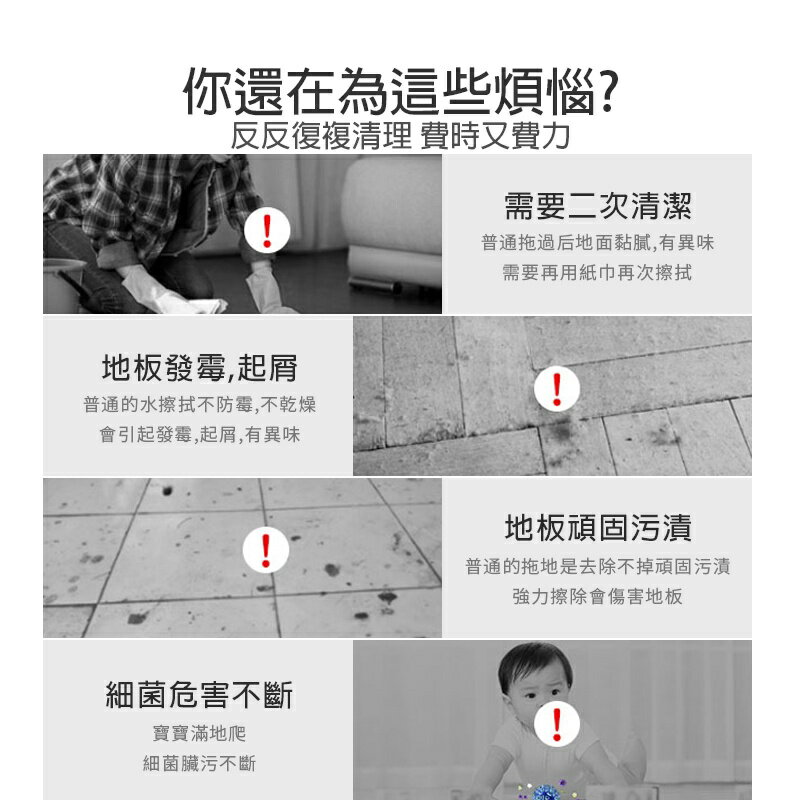 地板清潔片30入【C026】台灣出貨 居家 多效合一強力去汙清潔片 磁磚木地板清潔 去霉防潮家用清潔片 7