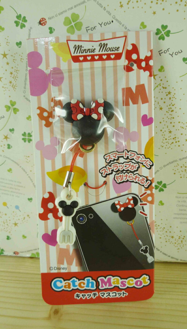 【震撼精品百貨】Micky Mouse 米奇/米妮 吊飾-米妮黑色 震撼日式精品百貨