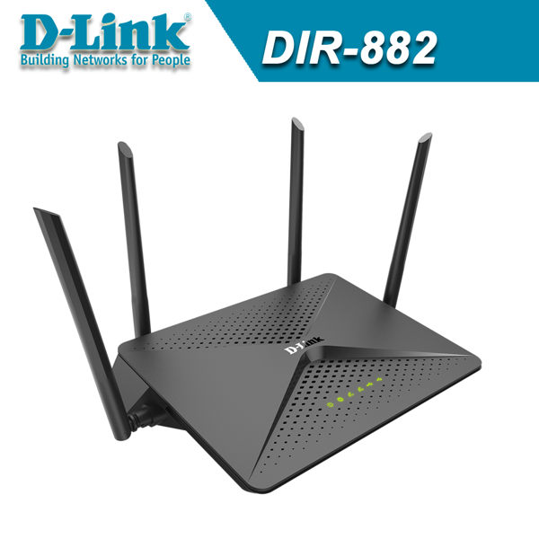 [富廉網] D-Link友訊 DIR-882 AC2600 MU-MIMO雙頻Gigabit無線路由器
