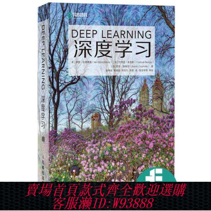 二手 深度學習 deep learning中文版 花書AI書籍圖靈獎得主作品 神經網路框架演算法機器人系統程式設計機器學習人工智慧教程教材