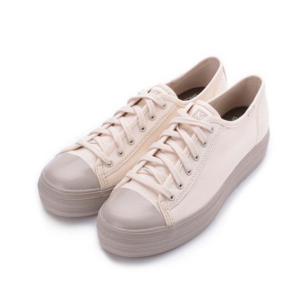 KEDS Triple Kick Colorblock 綁帶厚底休閒鞋 粉灰 184W132574 女鞋