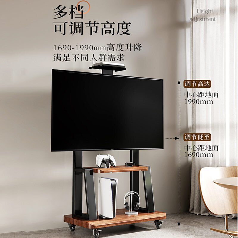 免運 通用款可移動電視機支架 電視機落地架 移動電視架 電視置物架 看板架 落地架 推車架 移動式電視直立架 電視架