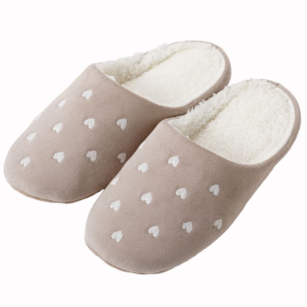 【DECO HOME商品】包頭室內拖鞋 HEART MO M(DH) NITORI宜得利家居