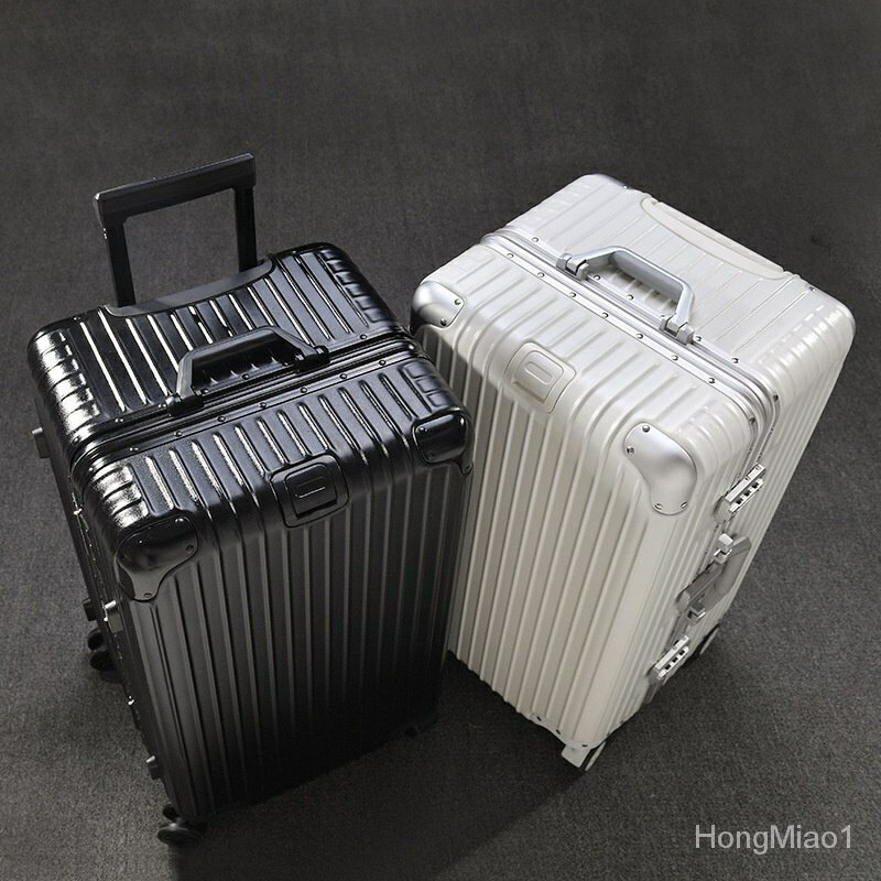 加厚鋁框拉桿箱萬向輪超大容量旅行箱出國託運工具箱32寸行李箱