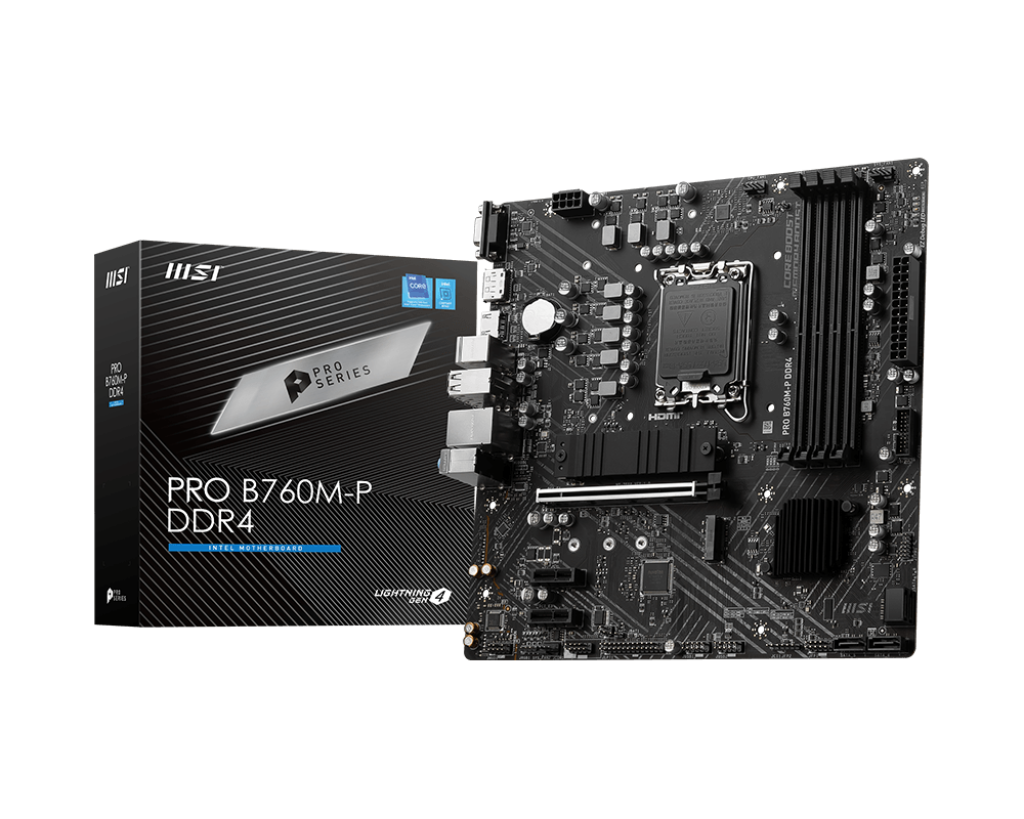 MSI微星 PRO B760M-P DDR4 MATX 1700腳位 主機板 0