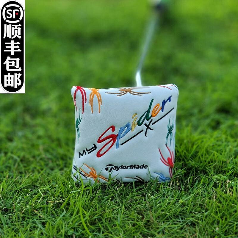 【12H出貨 下單】高爾夫球杆套 Spider紅蜘蛛方形推杆套 高爾夫球杆套 杆頭套保護套球頭帽套GOLF