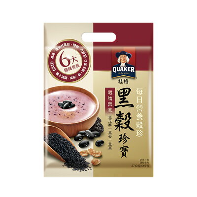 桂格 營養穀珍-黑穀珍寶 (10包/袋)【杏一】