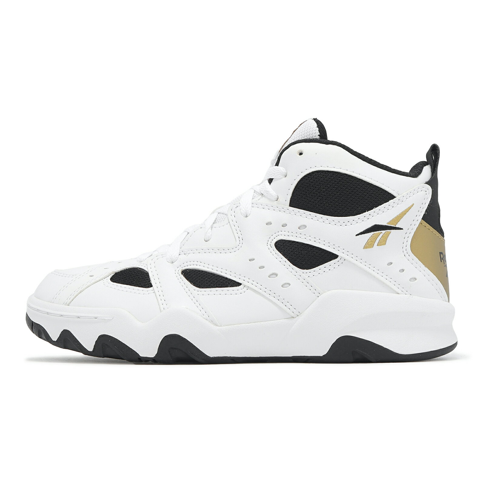 Reebok 籃球鞋 ATR Decimator 男鞋 白 黑金 Above the Rim 中高筒 復古 運動鞋 100201335