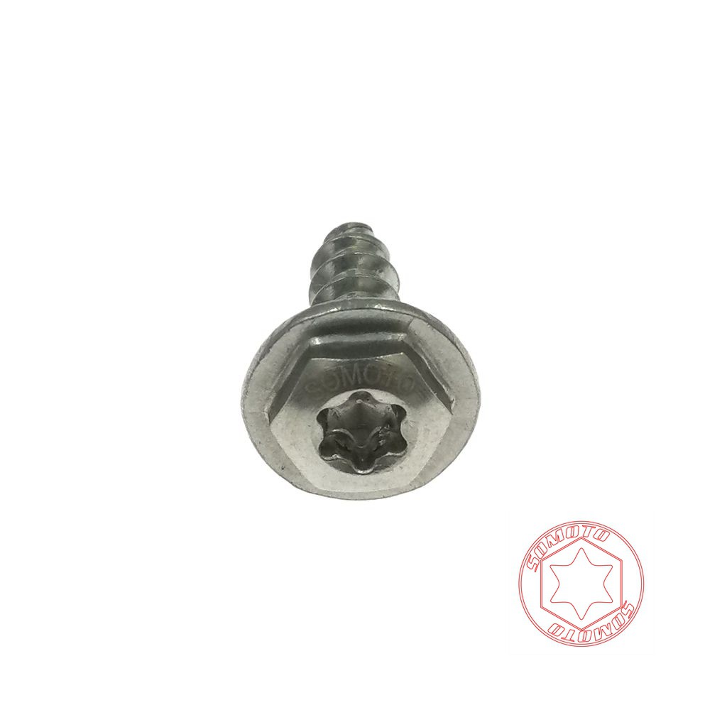 !!促銷!! SOMOTO台灣製造 M5白鐵鐵板牙 白鐵不銹鋼鐵板牙 【鋁腳踏板專用螺絲】 腳踏板螺絲 鐵板牙 適用YAMAHA