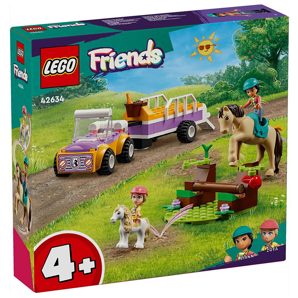 樂高LEGO 42634 Friends 姊妹淘系列 馬兒和小馬拖車