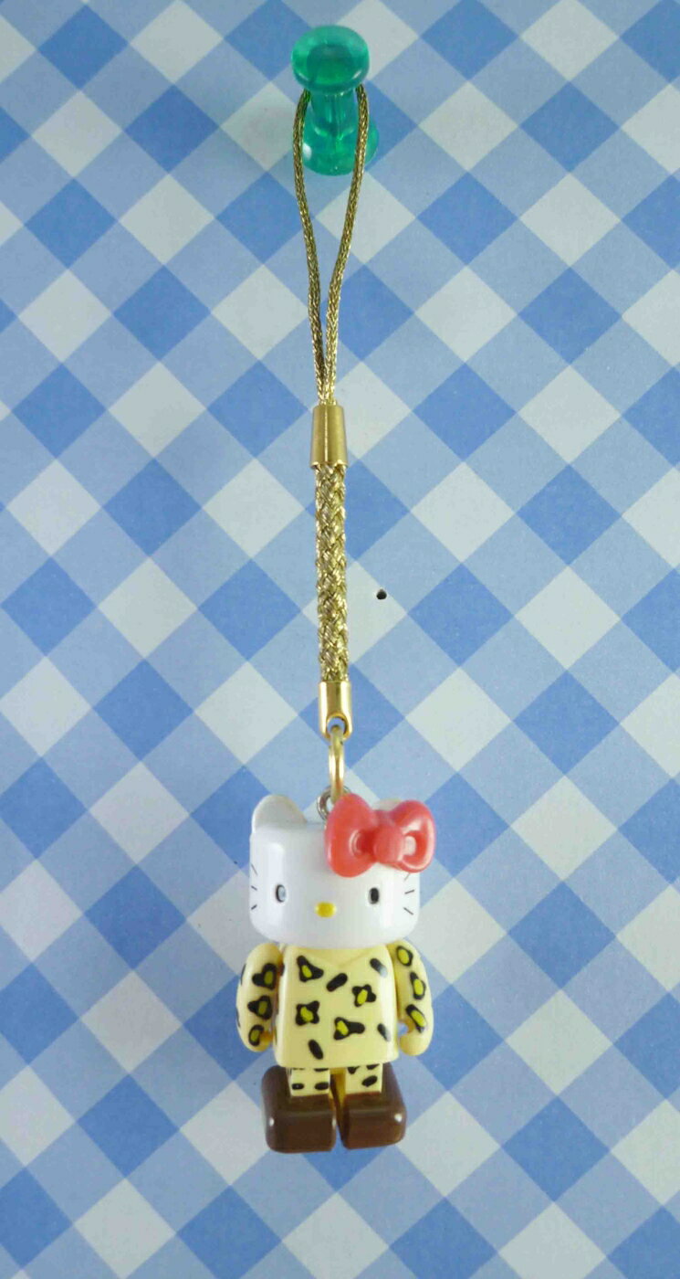 【震撼精品百貨】Hello Kitty 凱蒂貓 樂高手機吊飾-豹紋*76029