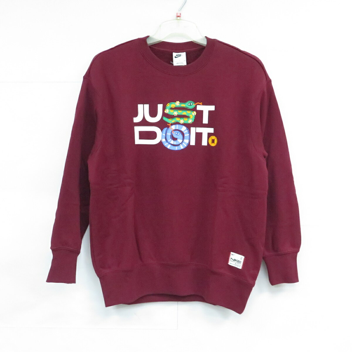 Nike HV8462677 女款上衣 長袖上衣 新年款 春節 寬鬆版型 紅【iSport愛運動】