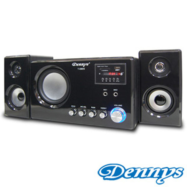 <br/><br/>  【Dennys】USB/FM/SD/MP3重低音2.1喇叭(T-690S)<br/><br/>