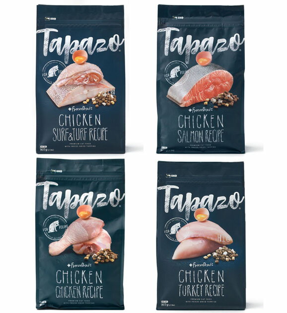 【寵愛家】TAPAZO 特百滋 凍乾雙饗宴貓飼料 貓糧